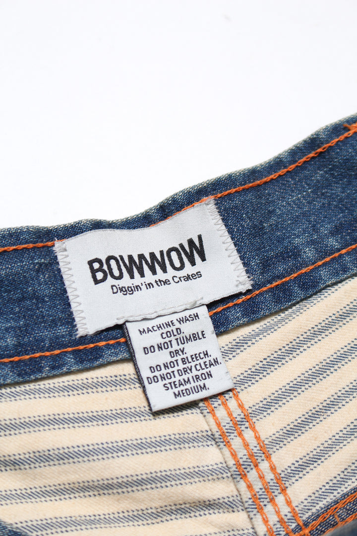 BOWWOW LAPD PRISONER DENIM PT AGING-INDIGO