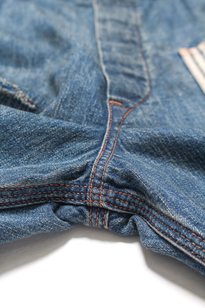 BOWWOW LAPD PRISONER DENIM PT AGING-INDIGO