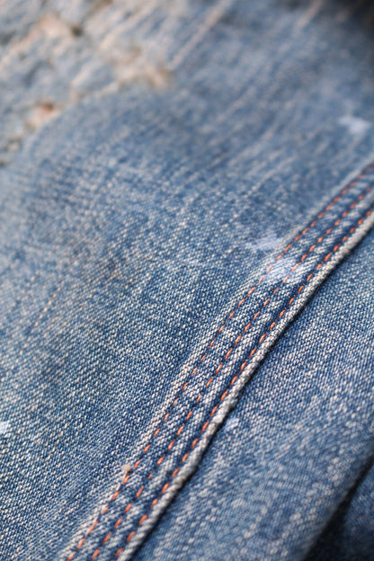 BOWWOW LAPD PRISONER DENIM PT AGING-INDIGO