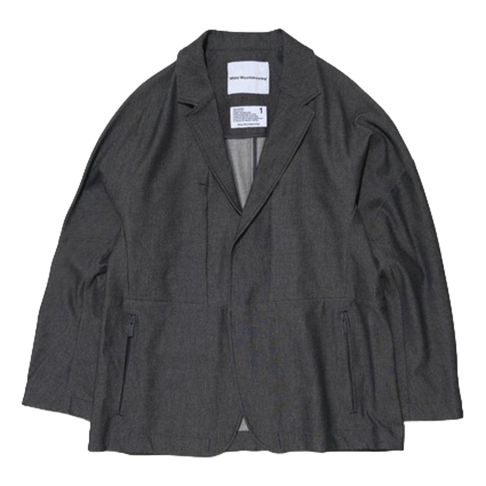 WHITE MOUNTAINEERING LAPEL JACKET-CHARCOAL
