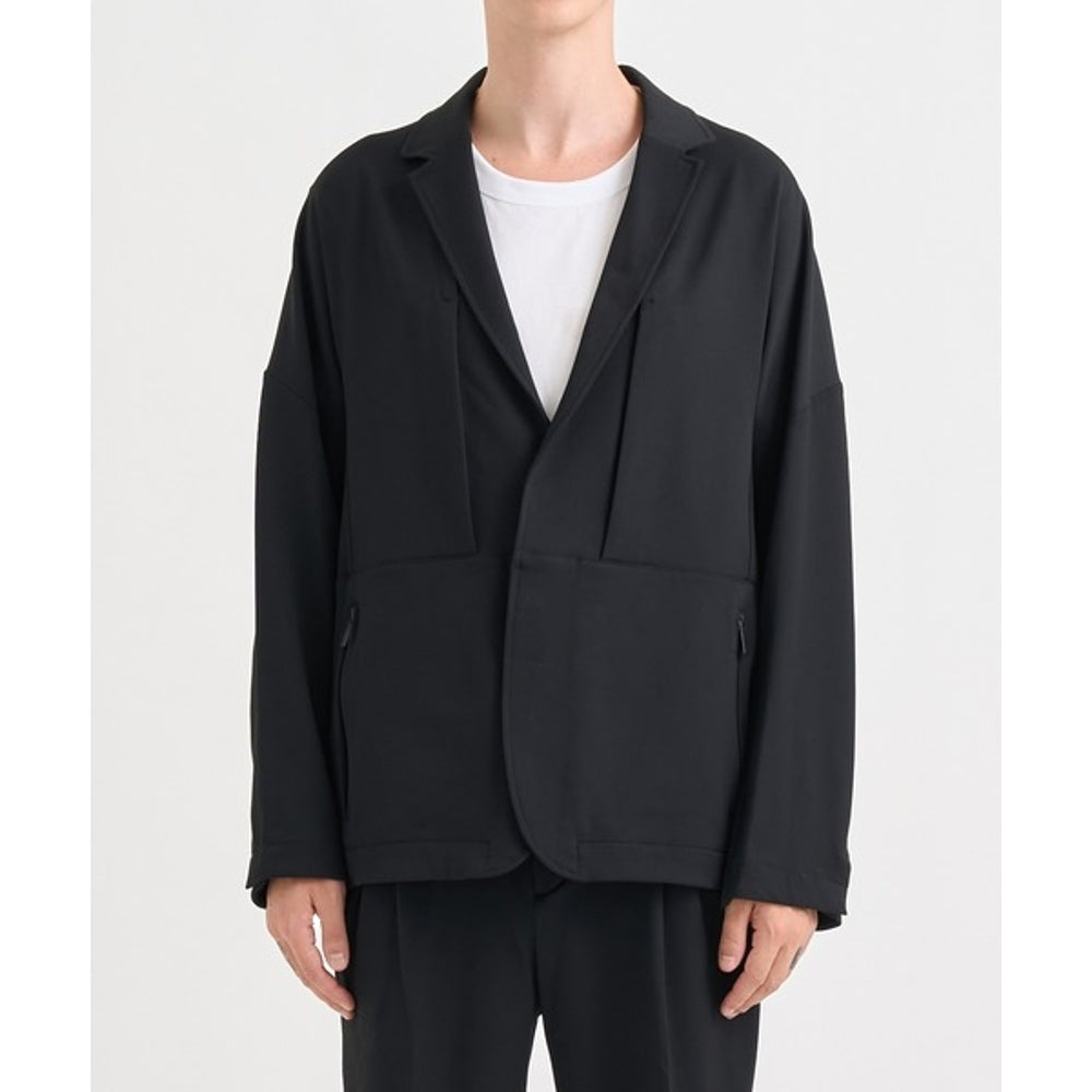WHITE MOUNTAINEERING LAPEL JACKET-BLACK