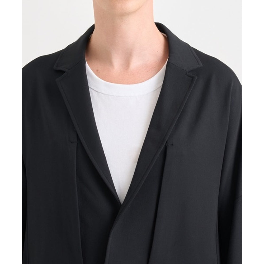 WHITE MOUNTAINEERING LAPEL JACKET-BLACK
