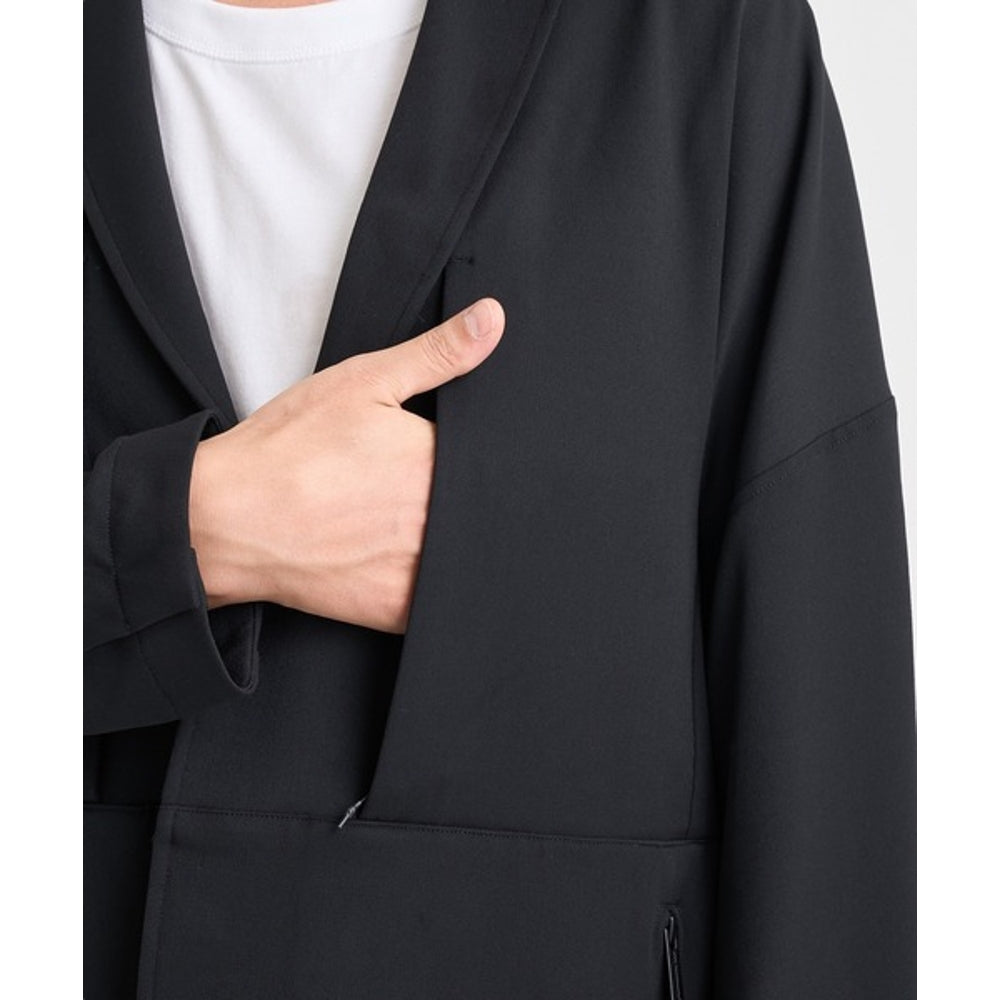 WHITE MOUNTAINEERING LAPEL JACKET-BLACK