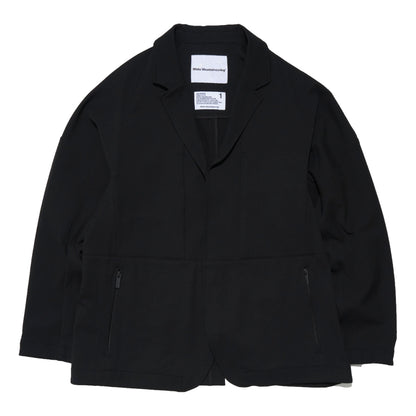 WHITE MOUNTAINEERING LAPEL JACKET-BLACK