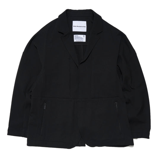 WHITE MOUNTAINEERING LAPEL JACKET-BLACK