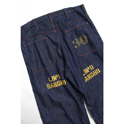 BOWWOW LBPD PRISONER DENIM PANTS-INDIGO