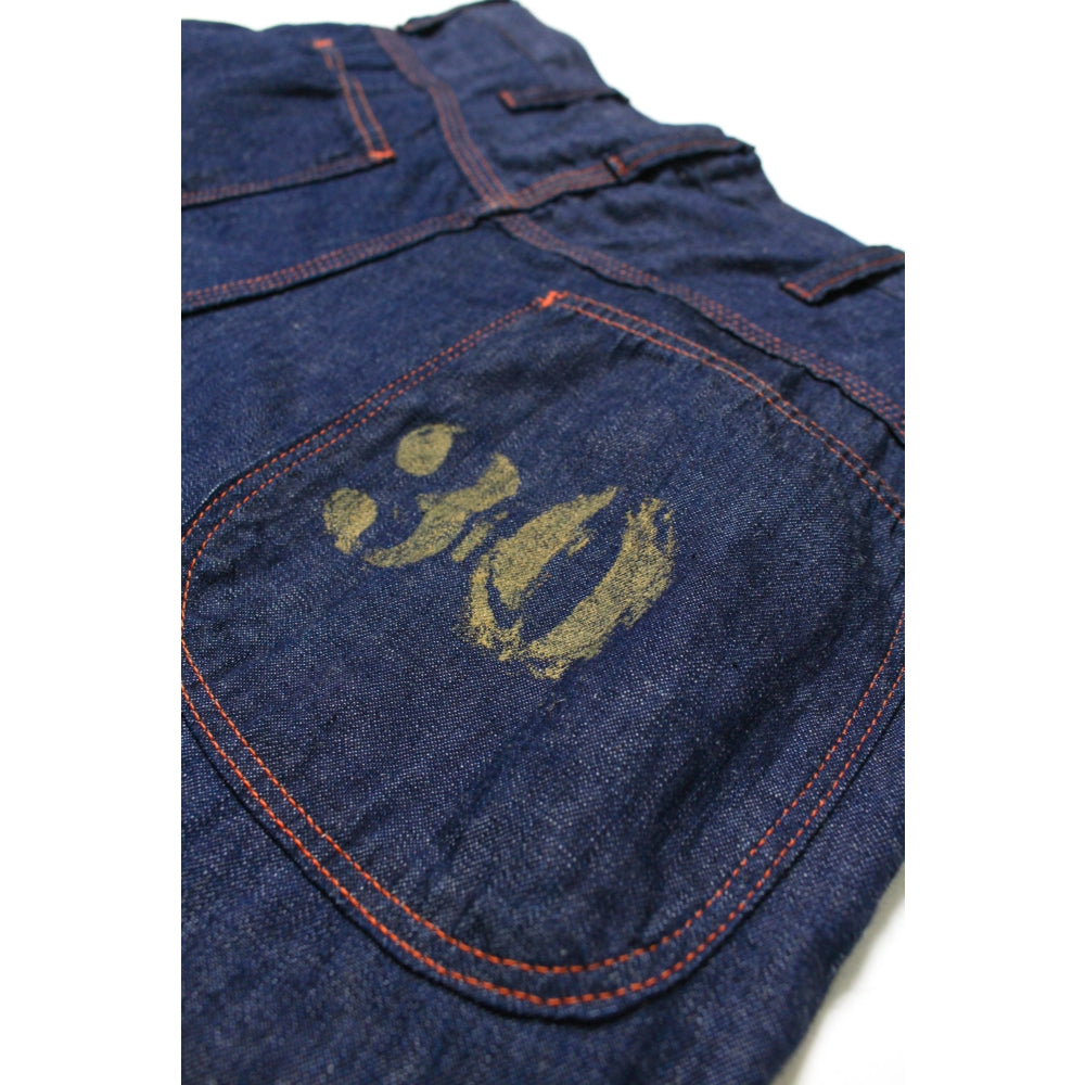 BOWWOW LBPD PRISONER DENIM PANTS-INDIGO