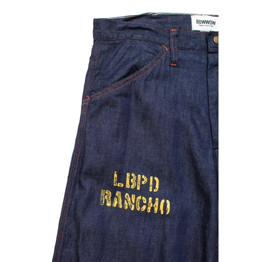 BOWWOW LBPD PRISONER DENIM PANTS-INDIGO