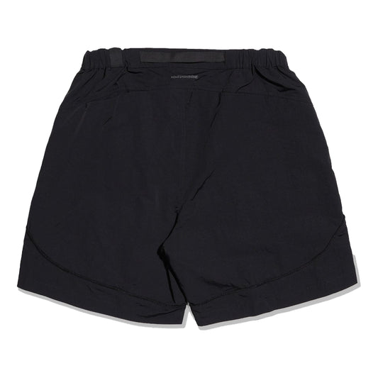 NINE POINT NINE LIGHT CURVE MESH SHORTS-BLACK
