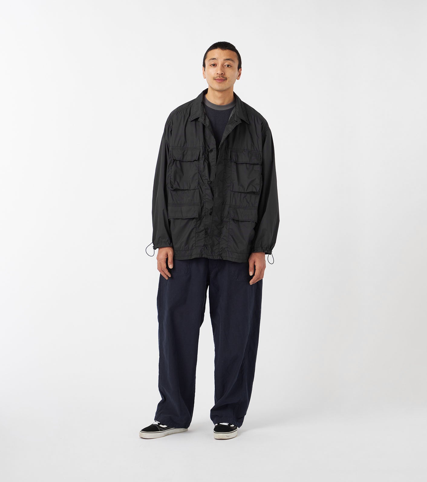 Nanamica LIGHT WEIGHT FIELD JACKET-BLACK
