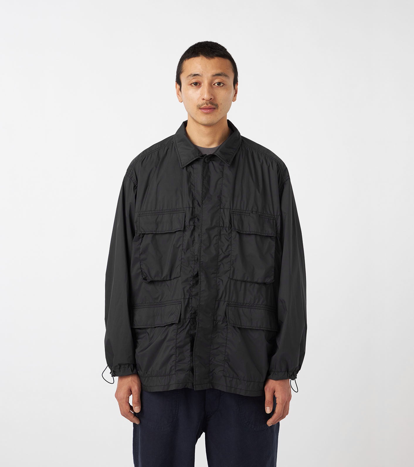 Nanamica LIGHT WEIGHT FIELD JACKET-BLACK