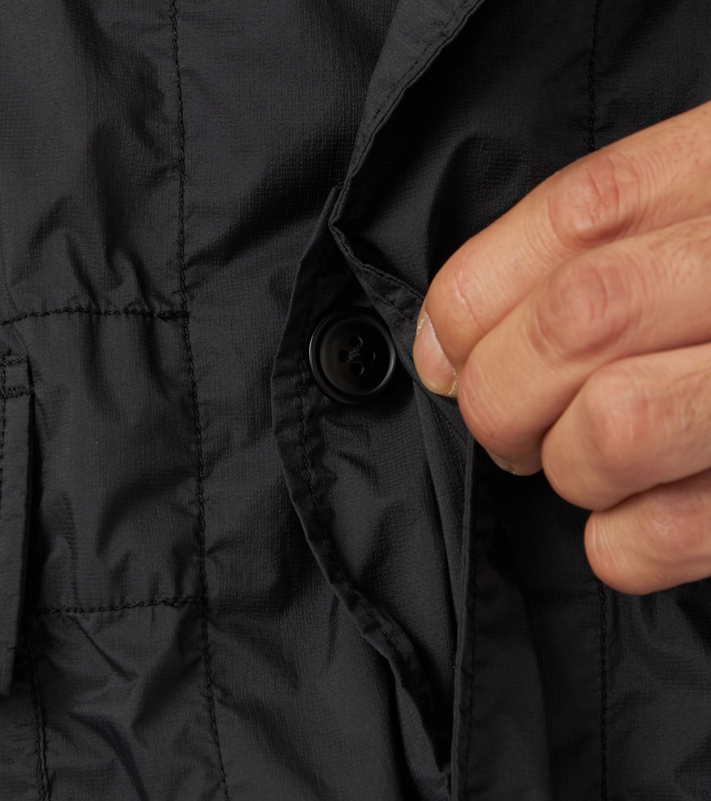 Nanamica LIGHT WEIGHT FIELD JACKET-BLACK