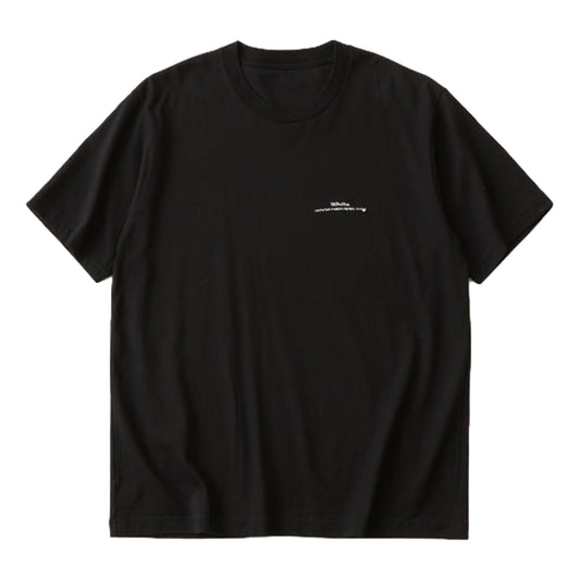 WHITE MOUNTAINEERING LOGO EMBROIDARY T-SHIRT-BLACK