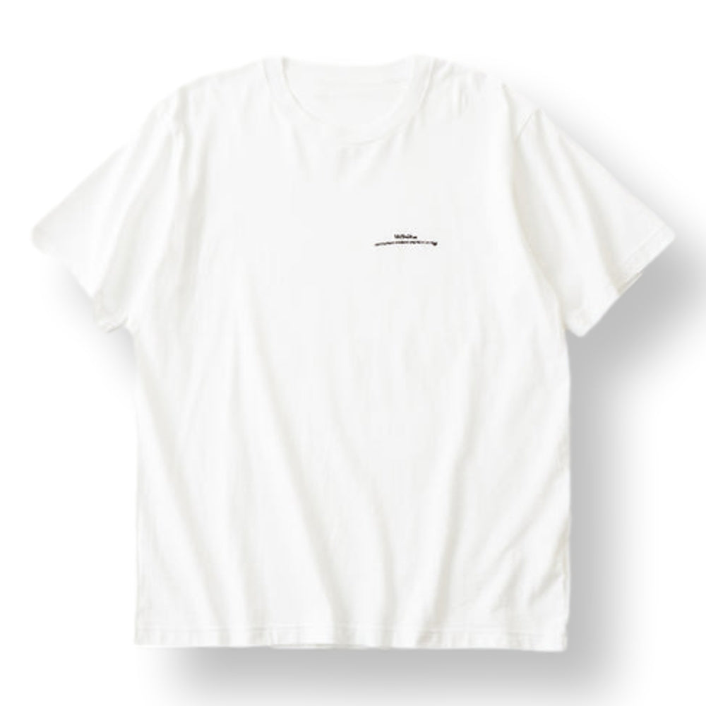 WHITE MOUNTAINEERING LOGO EMBROIDARY T-SHIRT-WHITE