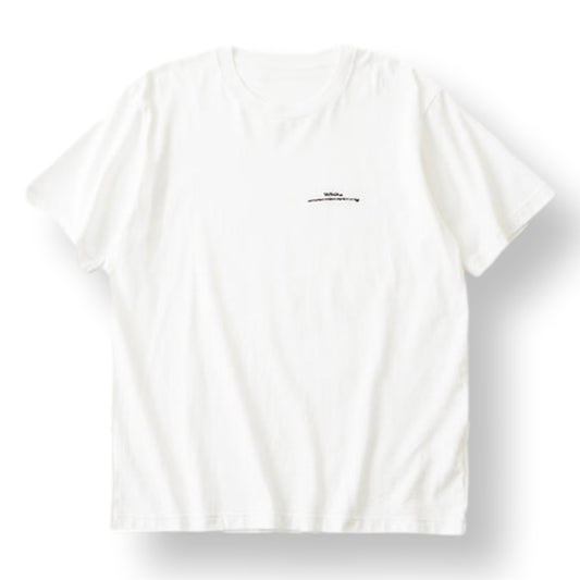 WHITE MOUNTAINEERING LOGO EMBROIDARY T-SHIRT-WHITE