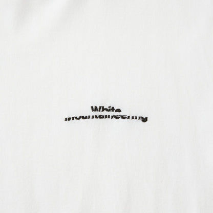 WHITE MOUNTAINEERING LOGO EMBROIDARY T-SHIRT-WHITE