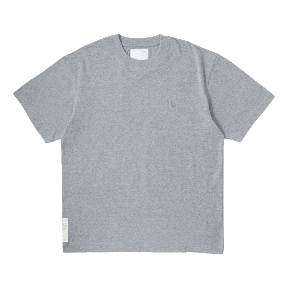 MADNESS LOGO TEE (FABRIC BY JAPAN)-HEATHER GREY