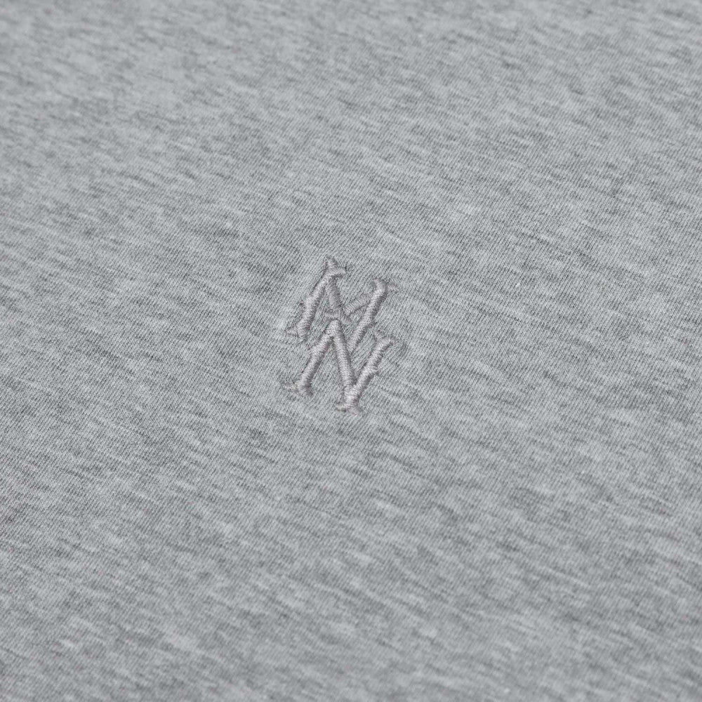 MADNESS LOGO TEE (FABRIC BY JAPAN)-HEATHER GREY