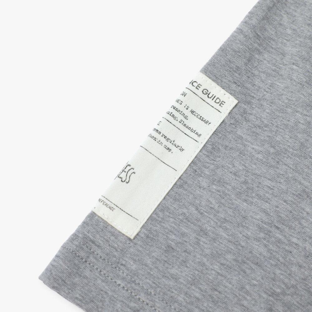 MADNESS LOGO TEE (FABRIC BY JAPAN)-HEATHER GREY