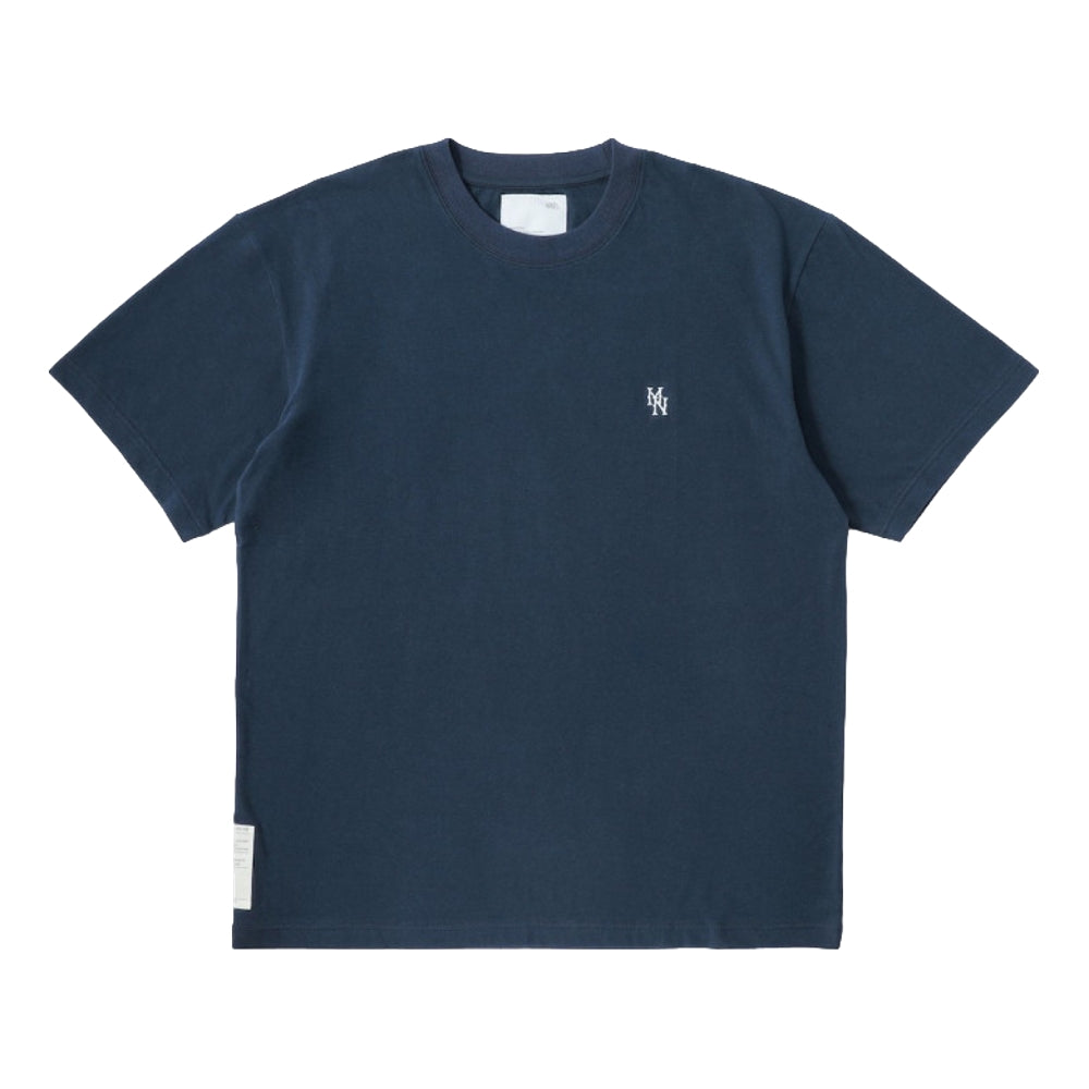 MADNESS LOGO TEE (FABRIC BY JAPAN)-NAVY