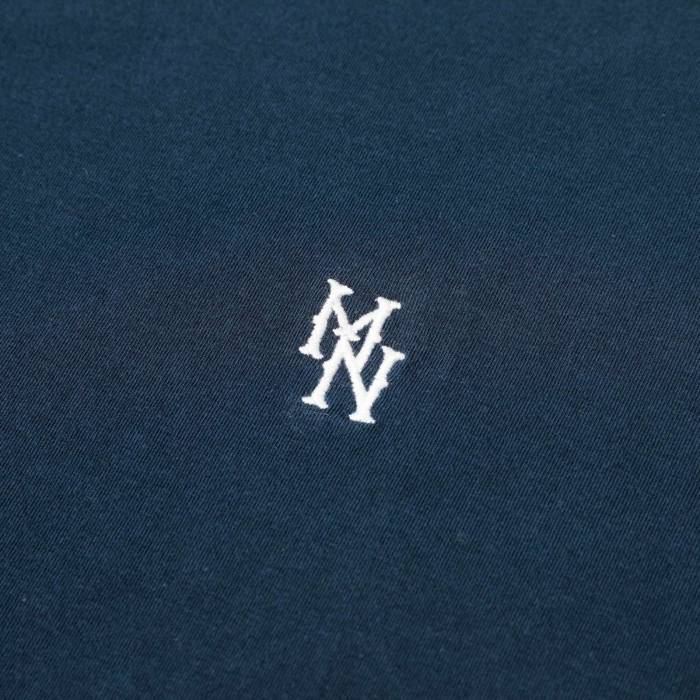 MADNESS LOGO TEE (FABRIC BY JAPAN)-NAVY