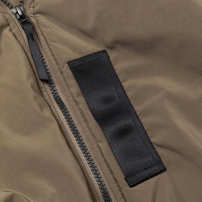 MEANSWHILE LOOP ZIP MA1-KHAKI