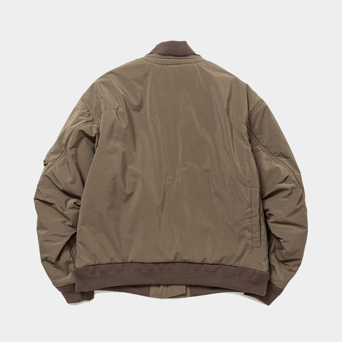 MEANSWHILE LOOP ZIP MA1-KHAKI