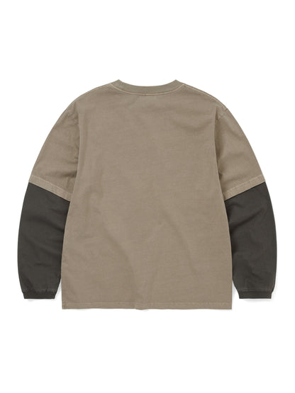 THIS IS NEVER THAT LAYERED L/S TEE-DESERT GREY