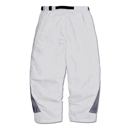 NINE POINT NINE LIGHT CURVE MESH PANTS-LIGHT GREY