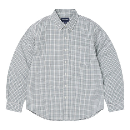 THIS IS NEVER THAT LIGHTWEIGHT PLAID SHIRT-IVORY