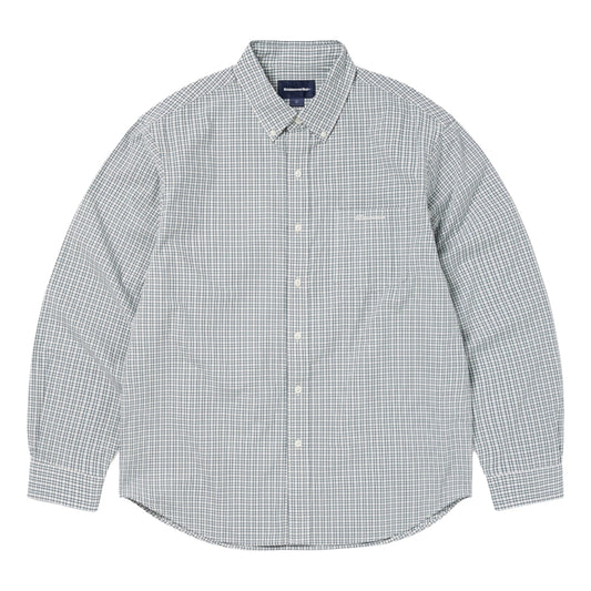 THIS IS NEVER THAT LIGHTWEIGHT PLAID SHIRT-IVORY