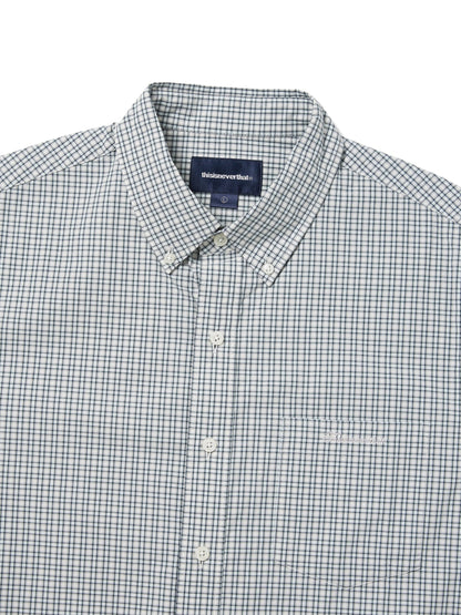 THIS IS NEVER THAT LIGHTWEIGHT PLAID SHIRT-IVORY