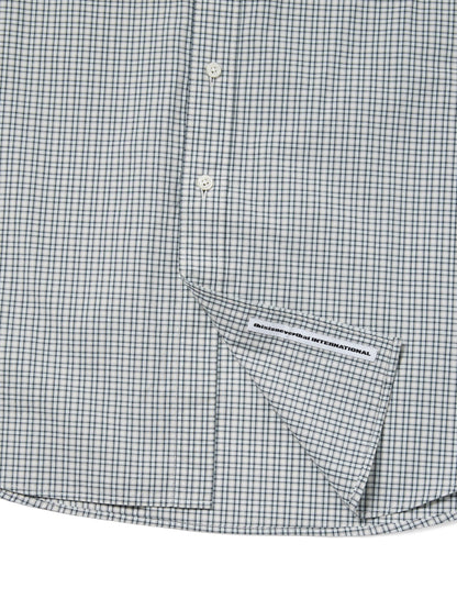 THIS IS NEVER THAT LIGHTWEIGHT PLAID SHIRT-IVORY