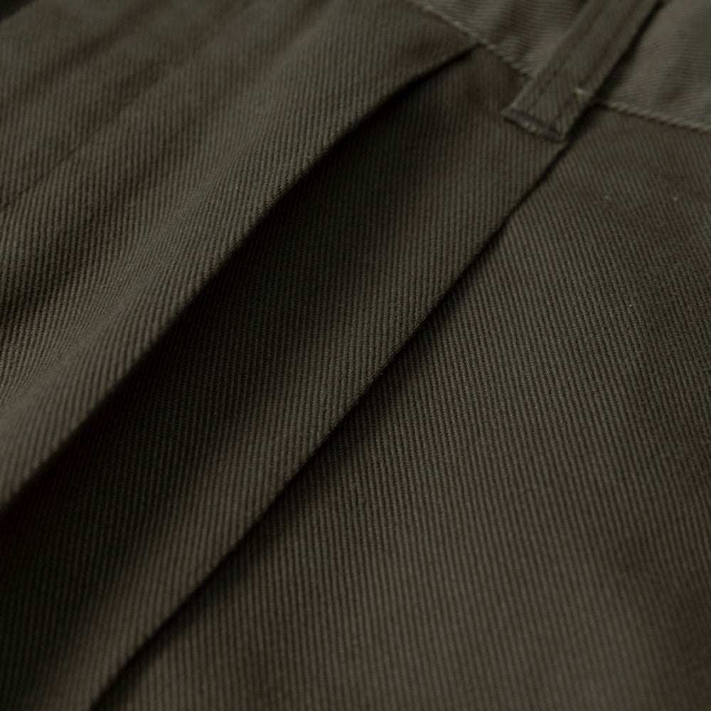 MADNESS 10s DRILL CHINO (FABRIC BY JAPAN)-CHOCOLATE