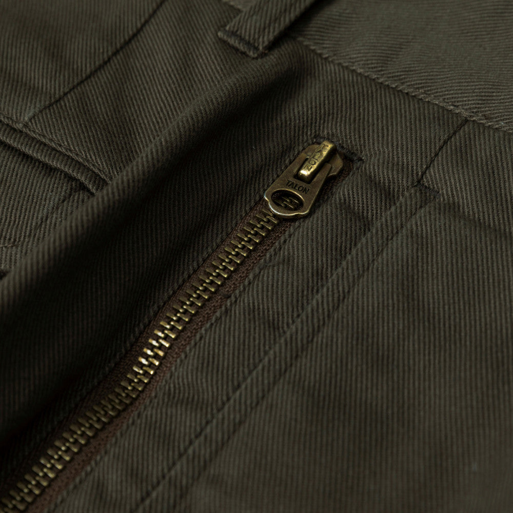 MADNESS 10s DRILL CHINO (FABRIC BY JAPAN)-CHOCOLATE