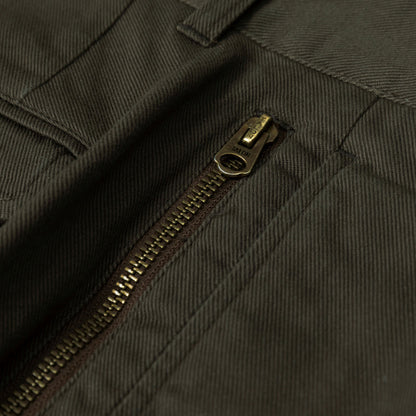 MADNESS 10s DRILL CHINO (FABRIC BY JAPAN)-CHOCOLATE