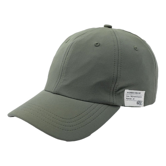 MADNESS 6 PANEL CAP (FABRIC BY JAPAN)-ARMY GREEN