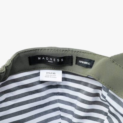 MADNESS 6 PANEL CAP (FABRIC BY JAPAN)-ARMY GREEN