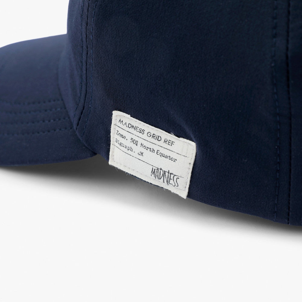 MADNESS 6 PANEL CAP (FABRIC BY JAPAN)-NAVY