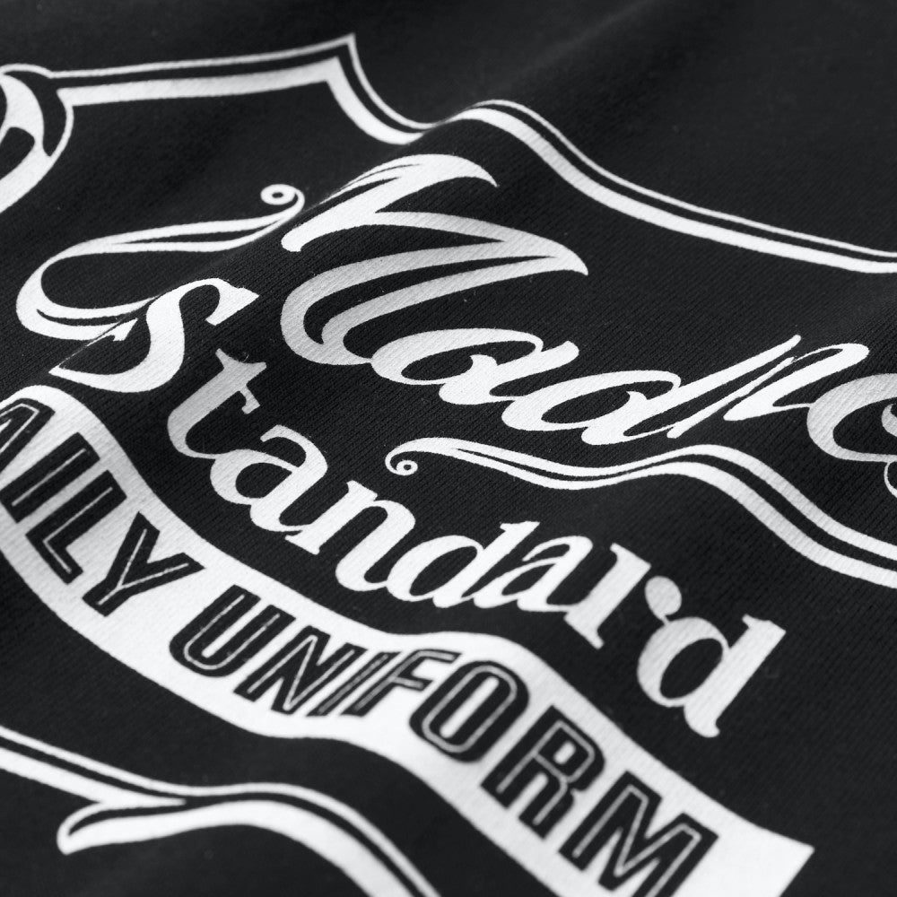 MADNESS BADGE (L) UNIFORM T-SHIRT-BLACK