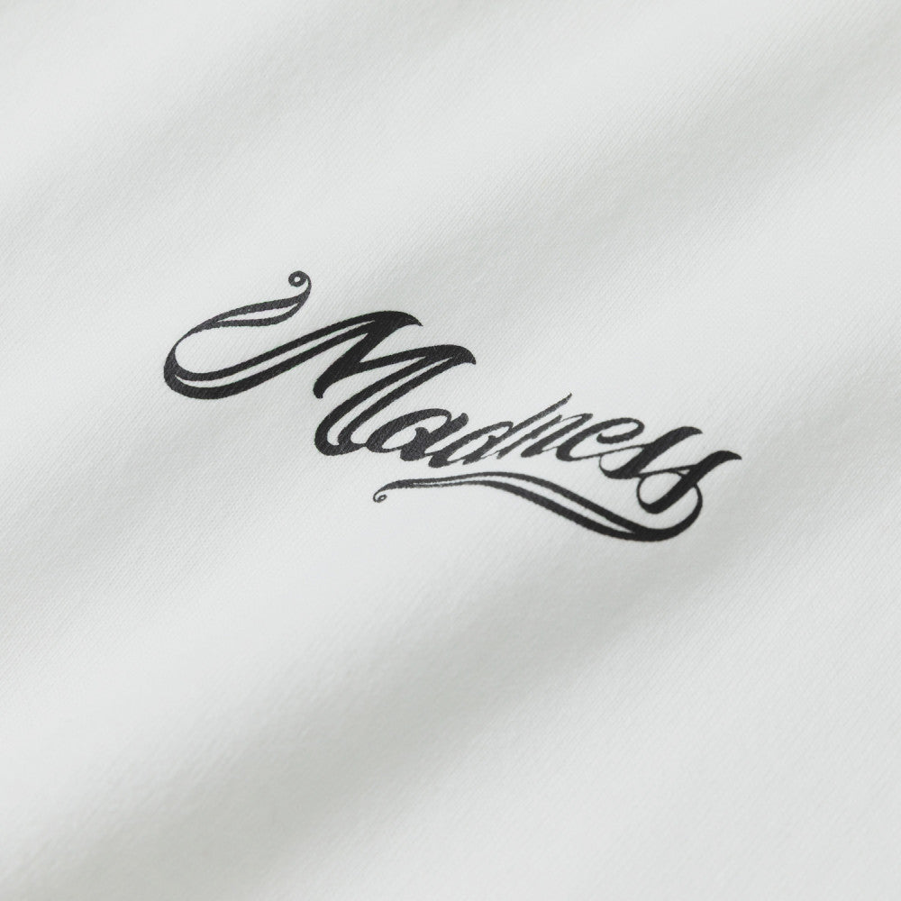 MADNESS BADGE (L) UNIFORM T-SHIRT-WHITE