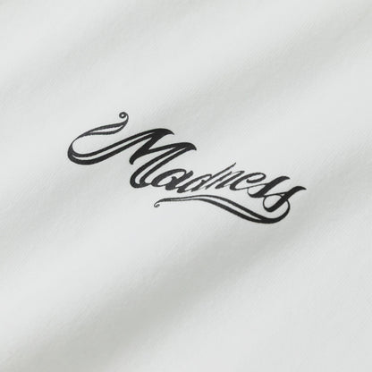 MADNESS BADGE (L) UNIFORM T-SHIRT-WHITE