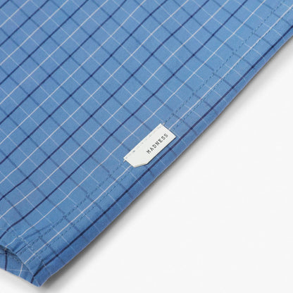 MADNESS CHECKED SHIRT (FABRIC BY JAPAN)-BLUE