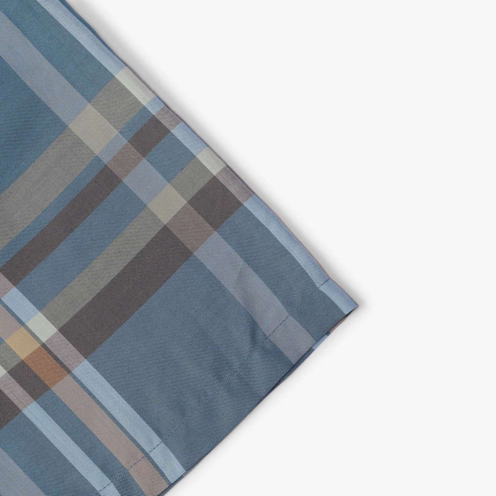 MADNESS CHECKED SHIRT (FABRIC BY JAPAN)-BLUE