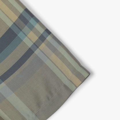 MADNESS CHECKED SHIRT (FABRIC BY JAPAN)-SAND