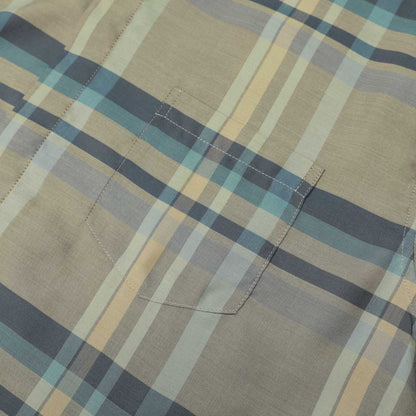 MADNESS CHECKED SHIRT (FABRIC BY JAPAN)-SAND
