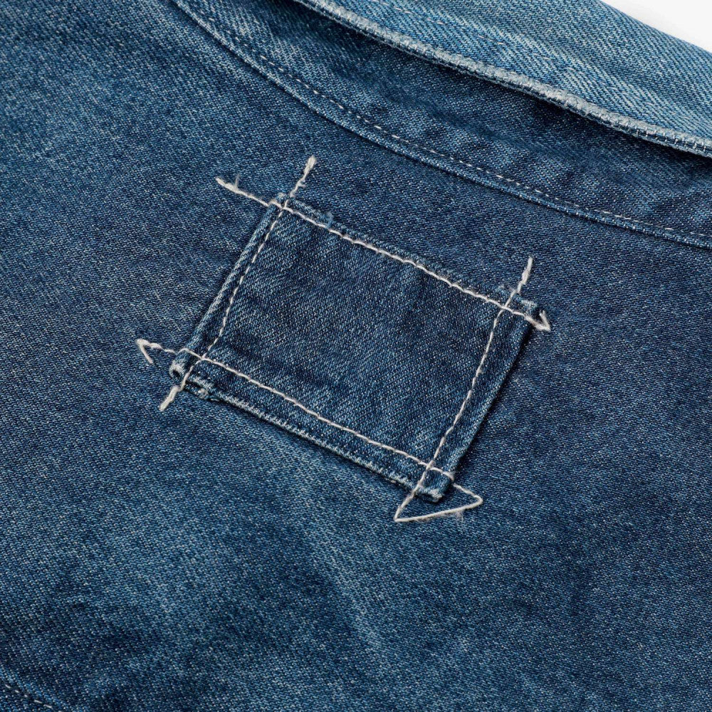 MADNESS DISTRESSED DENIM JACKET (MADE IN JAPAN)-INDIGO