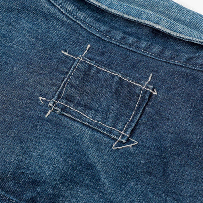 MADNESS DISTRESSED DENIM JACKET (MADE IN JAPAN)-INDIGO