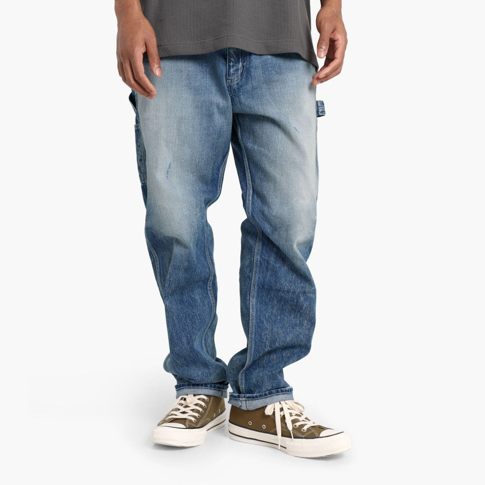 MADNESS HEAVY WASHED WORKER JEANS (MADE IN JAPAN)-INDIGO