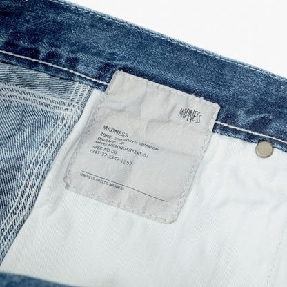 MADNESS HEAVY WASHED WORKER JEANS (MADE IN JAPAN)-INDIGO